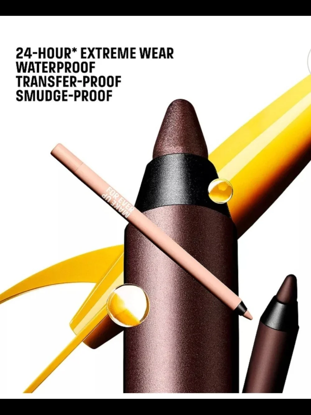Make Up For Ever Waterproof Eye Pencil — Black